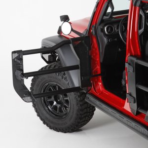 Jeep Gladiator JT Door Replacement - Front - Go Rhino - Trailline Tube - Black - `20-`21 Jeep Gladiator JT Door Replacement - Front - Go Rhino - Trailline Tube - Black - `20-`21